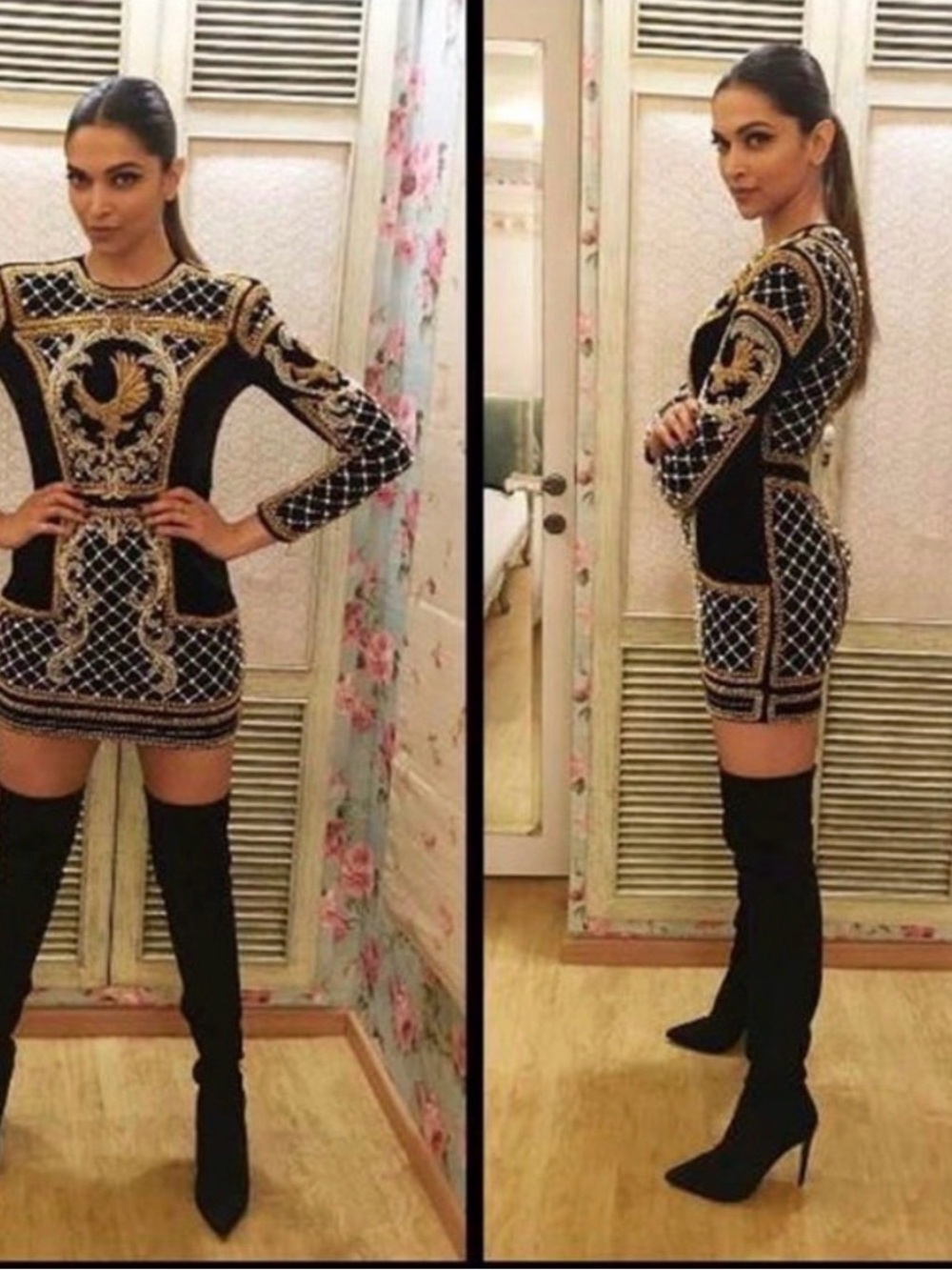 Balmain x HM thigh high boots - Picture 5 of 5